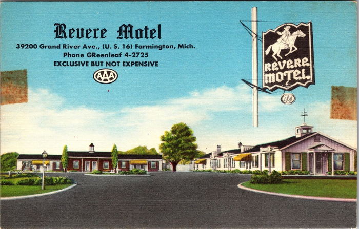 Revere Motel - Old Postcard Shot (newer photo)